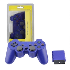 2.4G Wireless Controller For Sony Playstation 2 Gamepad Double Vibration Shock For PS2 Joypad Joystick Controller （Assorted colors）