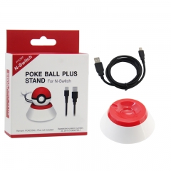 Poke Ball Plus Stand with Type-C Charging Cable for Switch Pokemon Ball