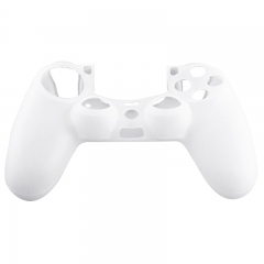 Silicone Skin Case for PS4 Controller- White