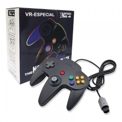 N64 Wired Joypad with Color Box  Black
